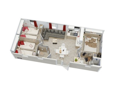Mobil-home IRM RESIDENTIEL 3 chambres 
